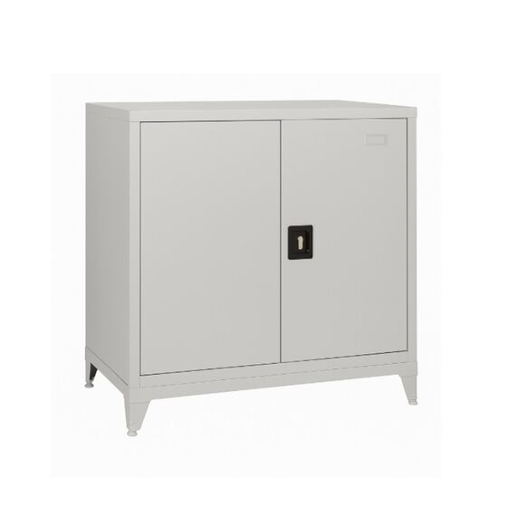 STEELEN LITE Μεταλλική Ντουλάπα 90x40x100cm Πάχους 0.4mm με 1 ΡάφΙ και Ρυθμιζόμενα Πόδια - 3 Αποθηκευτικοί Χώροι