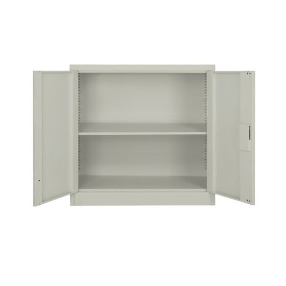 STEELEN LITE Μεταλλική Ντουλάπα 90x40x90cm Πάχους 0.4mm με 1 Ράφι  ΧΩΡΙΣ ΠΟΔΙΑ - 3 Αποθηκευτικοί Χώροι