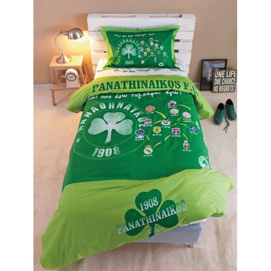 Palamaiki Σετ Κουβερλί Υπέρδιπλο Panathinaikos F.C. 240x250 FC3