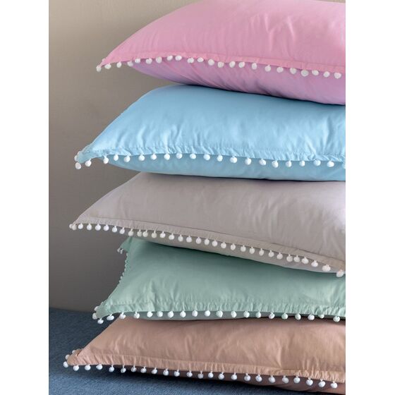 Palamaiki Παπλωματοθήκη Μονή 170x240 PON-PON ROSE Ροζ