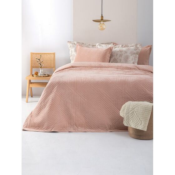 Palamaiki Κουβερλι Υπέρδιπλο 220x240 DIZZA ROSE Ροζ