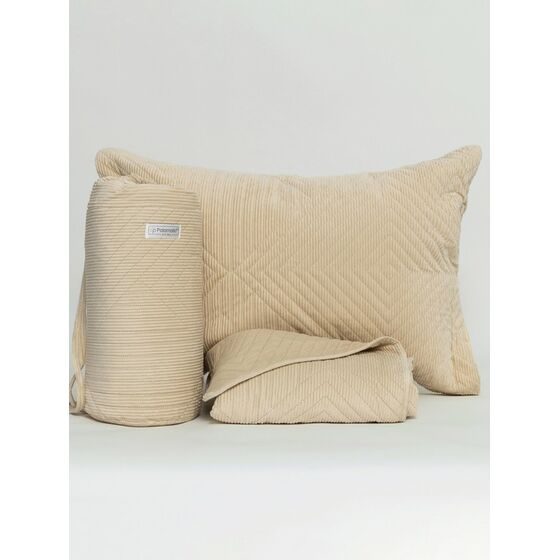 Palamaiki Κουβερλι Υπέρδιπλο 220x240 DIZZA VANILLA Εκρού