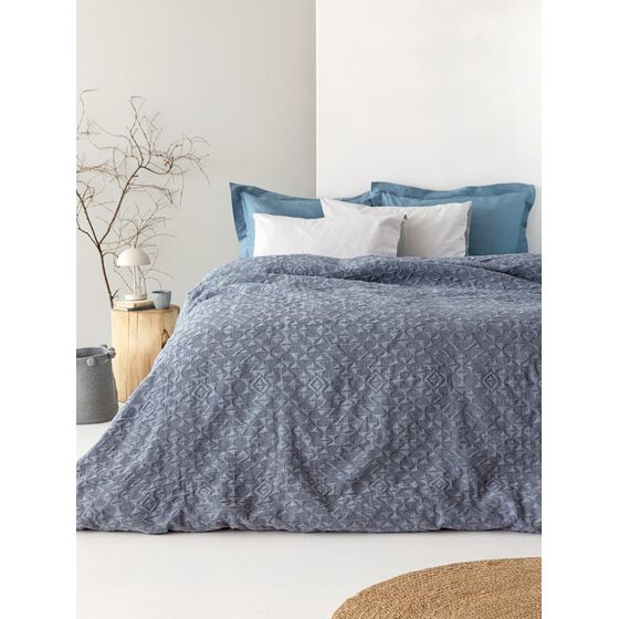 Palamaiki Κουβέρτα 230x260 INEZ DENIM Μπλε