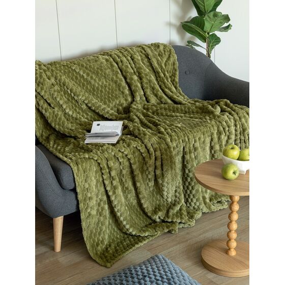 Palamaiki Κουβέρτα Fleece 160x220 ASTER GREEN Πράσινο