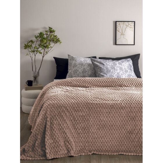 Palamaiki Κουβέρτα Fleece 220x240 ASTER BEIGE Μπεζ