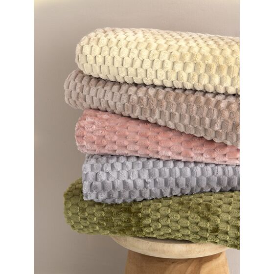 Palamaiki Κουβέρτα Fleece 220x240 ASTER ROSE Ροζ