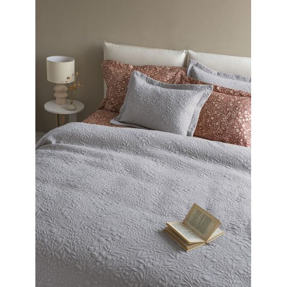 Palamaiki Κουβέρτα Matelasse 230X260 ALINA GREY Γκρι
