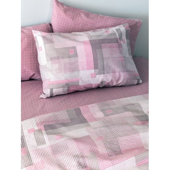 Palamaiki Σετ Παπλωματοθήκη Υπέρδιπλη Fashion Life 240x250 FL6252 Ροζ
