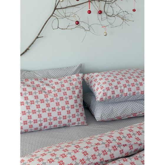 Palamaiki Σετ Παπλωματοθήκη Υπέρδιπλη Fashion Life 240x250 FL6253 Γκρι