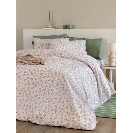 Palamaiki Σετ Παπλωματοθήκη Υπέρδιπλη Fashion Life 240x250 FL6257 Σομόν