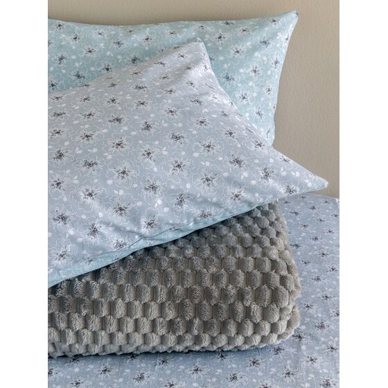 Palamaiki Σετ Παπλωματοθήκη Υπέρδιπλη Fashion Life 240x250 FL6259 Γαλάζιο