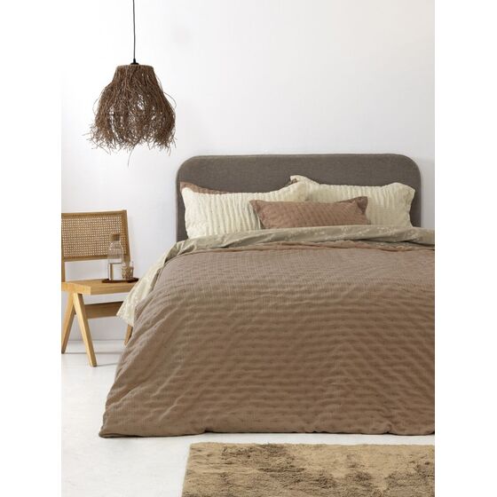 Palamaiki Κουβερλί υπέρδιπλο 220x240 TOT MOKA Καφέ