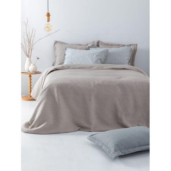 Palamaiki Κουβέρτα Matelasse 170X260 ZOE BEIGE Μπεζ