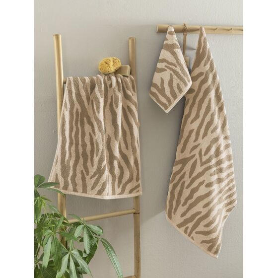 Palamaiki Πετσέτα Προσώπου Towels Collection 50x90 ZEB FOG Εκρού