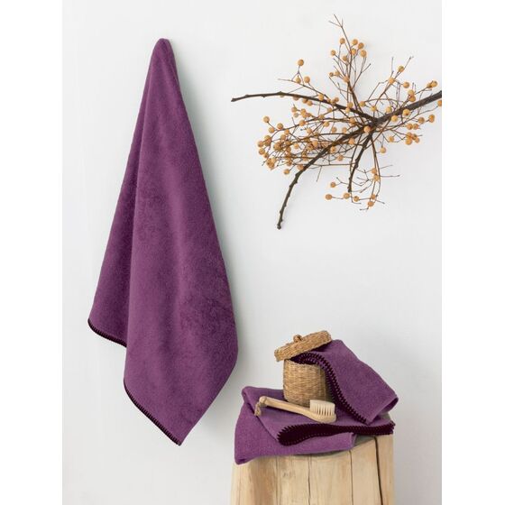 Palamaiki Πετσέτα Χεριών Towels Collection 30x50 BROOKLYN CHERRY Μωβ