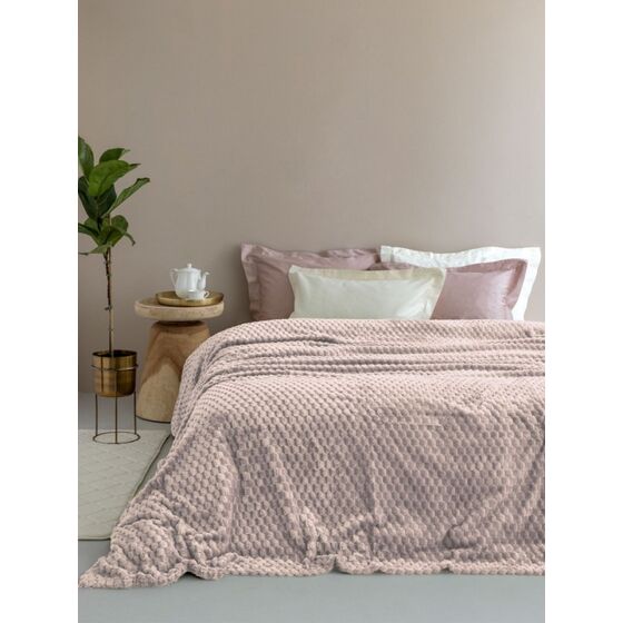 Palamaiki Κουβέρτα Fleece 160x220 ASTER BEIGE Μπεζ