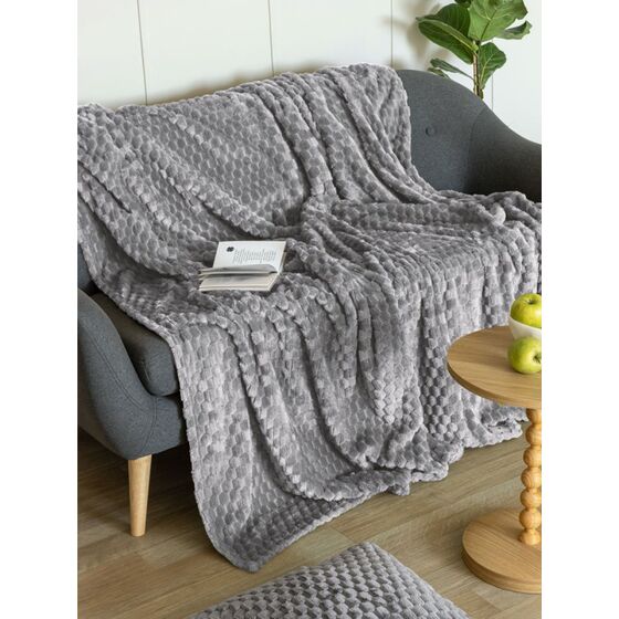 Palamaiki Κουβέρτα Fleece 160x220 ASTER GREY Γκρι