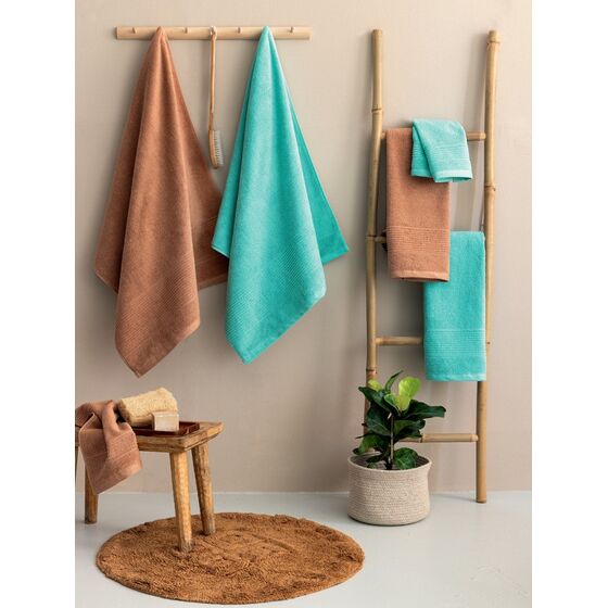 Palamaiki Πετσέτα Προσώπου Towels Collection 50x90 ROKE AQUA Μέντα