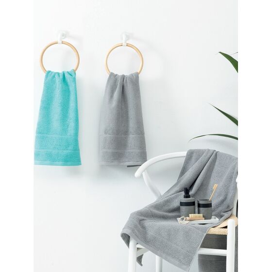 Palamaiki Πετσέτα Προσώπου Towels Collection 50x90 ROKE AQUA Μέντα