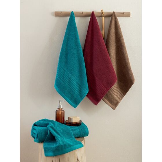 Palamaiki Πετσέτα Προσώπου Towels Collection 50x90 ROKE PETROL Γαλάζιο