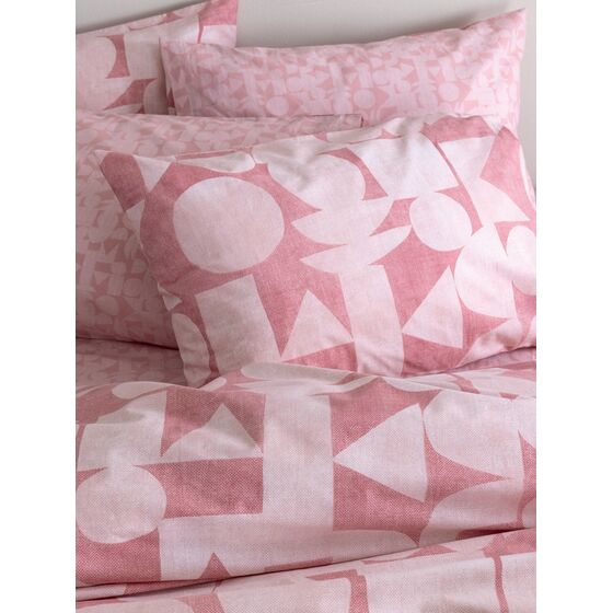 Palamaiki Σετ Παπλωματοθήκη Υπέρδιπλη Fashion Life 240x250 FL6289 Ροζ