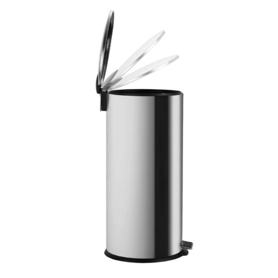 VESTA Κάδος Απορριμμάτων INOX  30lt Ø29.5x64.5cm SOFT CLOSE 3.25kg με Πεντάλ και Εσωτερικό Κάδο