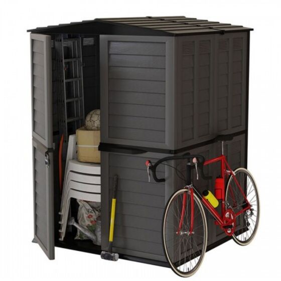 ARTPLAST Ιταλίας Επέκταση Αποθήκης Κήπου 660mm Βαρέως Τύπου Πλαστική  25,3kg  GARDEN SHED BASIC Γκρι - Ανθρακί