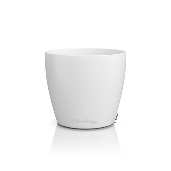 LECHUZA Cachepot Deco 28 Επιτραπέζια Γλάστρα Ø28x26cm Λευκή Γερμανίας