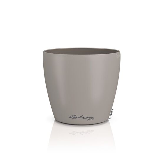 LECHUZA Cachepot Deco 18 Επιτραπέζια Γλάστρα Ø19x17cm Sand Brown Γερμανίας