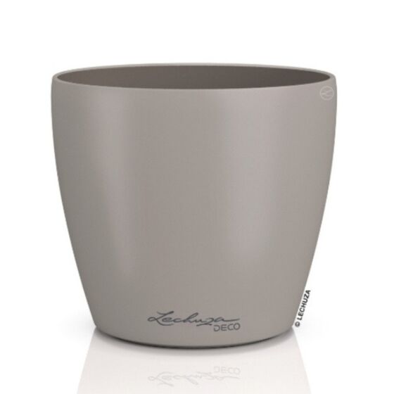 LECHUZA Cachepot Deco 43 Επιτραπέζια Γλάστρα Ø42x40cm Sand Brown Γερμανίας