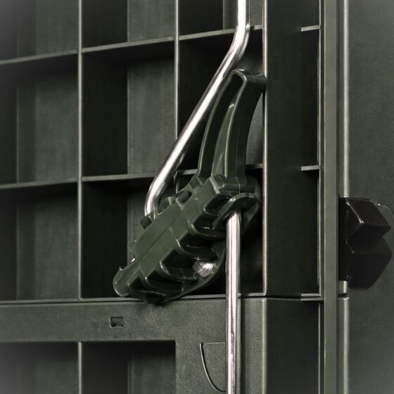 TOOMAX Ιταλίας Αποθήκη Κήπου Βαρέως Τύπου Πλαστική 130x75.6x218.4cm 49kg MASSIF HIGH STORER PLUS FOREST GREEN