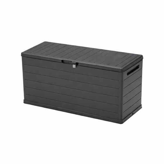 ARTPLAST Ιταλίας Μπαούλο 118,5x52x57 350lt 12kg Αποθήκευσης Πλαστικό Ανθρακί AMALFI