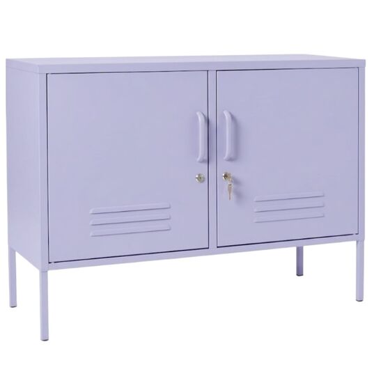 STEELEN COLOR Metal Sideboard 100x40x70cm 0.4mm Thickness Interior with Lilac
