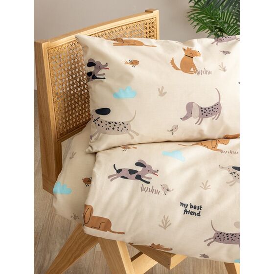 Palamaiki Σετ Μονά Σεντόνια My Kingdom 170x260 MK783 Με Λάστιχο