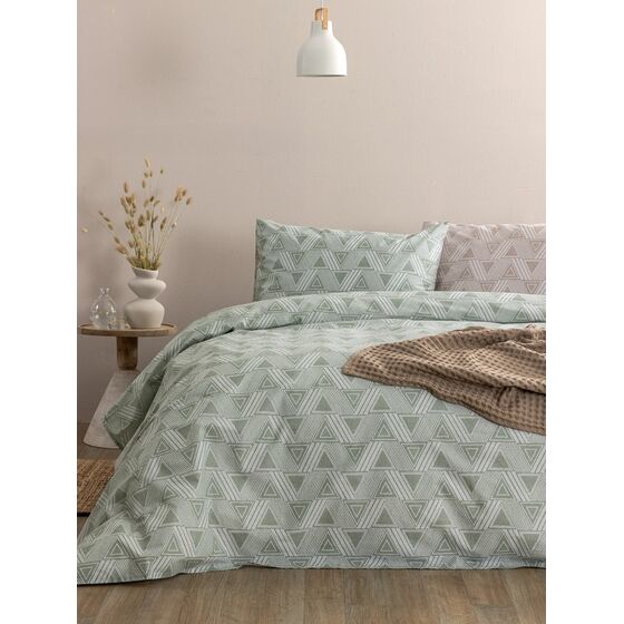 Palamaiki Σετ Μονά Σεντόνια Fashion Life 170x260 FL6298 Με Λάστιχο Πράσινο