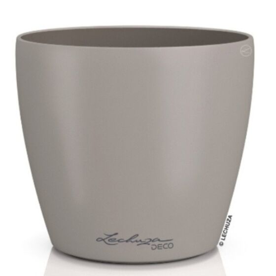 LECHUZA Cachepot Deco 35 Επιτραπέζια Γλάστρα Ø35x33cm Sand Brown Γερμανίας