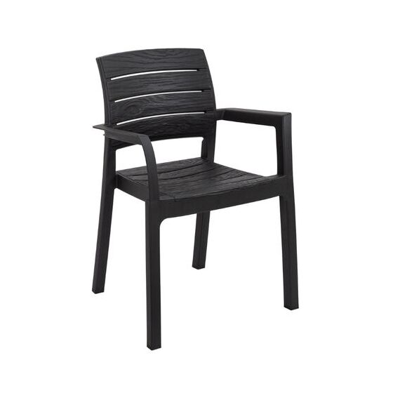 TOOMAX Σετ Τραπέζι ITALIA + 2 Καρέκλες RECANATI Ανθρακί