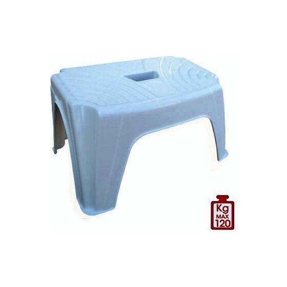 Σκαμπό Πλαστικό 38x24.5x22cm STEP1 Λευκό BAMA