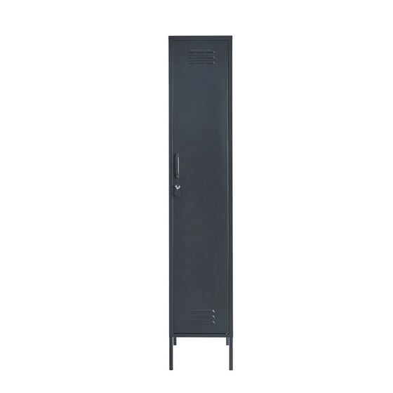 STEELEN COLOR Μεταλλική Ντουλάπα 40x45x190cm Πάχους 0.7mm Εσωτερικού Χώρου με Πόδια Slate Grey