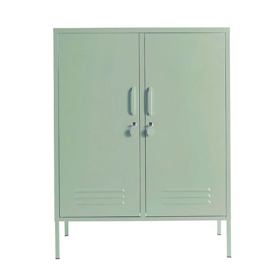 STEELEN COLOR Μεταλλική Ντουλάπα 80x40x90cm Πάχους 0.4mm Εσωτερικού Χώρου με Πόδια Pastel Green