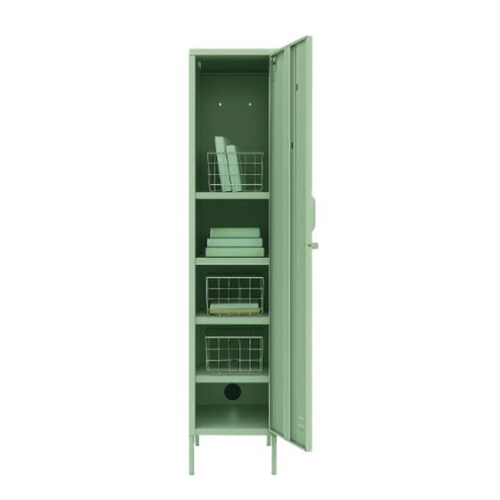 STEELEN COLOR Μεταλλική Ντουλάπα 40x45x190cm Πάχους 0.4mm Εσωτερικού Χώρου με Πόδια Pastel Green