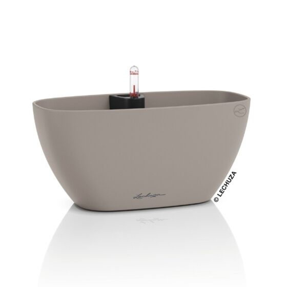 LECHUZA Navio Color 10 Επιτραπέζια Γλάστρα 29x14x14cm Αυτοποτιζόμενη με Δοχείο Φύτευσης Sand Brown Γερμανίας