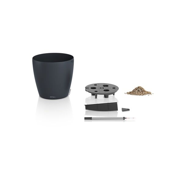 LECHUZA Classico 50 Επιδαπέδια Γλάστρα Ø50x46cm Αυτοποτιζόμενη Slate Γερμανίας