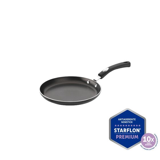 TRAMONTINA Τηγάνι Αντικολλητικό Pancake Monaco Ø22.6x7.4cm 0.8L Αντοχή Starflon Premium 0.70kg