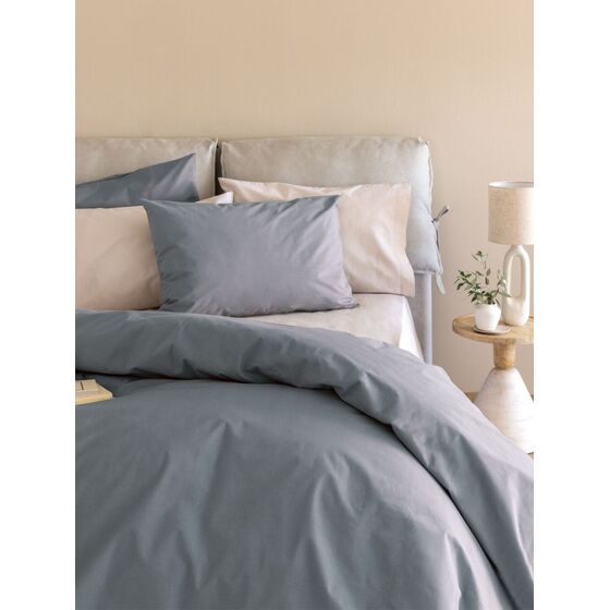 Palamaiki Σεντόνι Διπλό 140x200+32 ETOILE/2 GREY Με Λάστιχο Γκρι