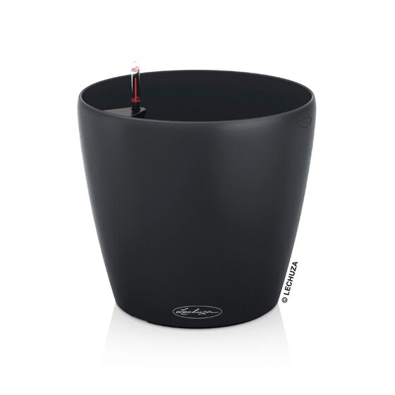 LECHUZA Classico ECO 50 Επιδαπέδια Γλάστρα Ø49x46cm Αυτοποτιζόμενη Dark Grey Γερμανίας