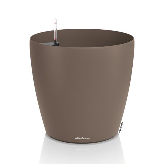 LECHUZA Classico 50 Επιδαπέδια Γλάστρα Ø50x46m Αυτοποτιζόμενη Nutmeg Γερμανίας