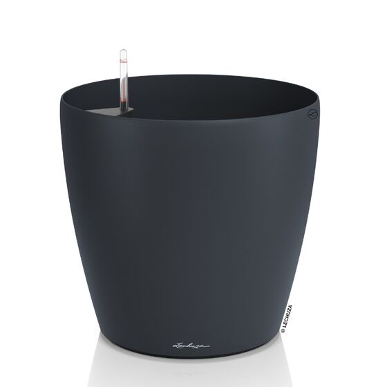 LECHUZA Classico 50 Επιδαπέδια Γλάστρα Ø50x46cm Αυτοποτιζόμενη Slate Γερμανίας