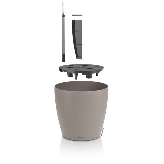 LECHUZA Classico 50 Επιδαπέδια Γλάστρα Ø50x46cm Αυτοποτιζόμενη Sand Brown Γερμανίας