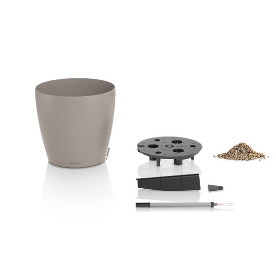 LECHUZA Classico 50 Επιδαπέδια Γλάστρα Ø50x46cm Αυτοποτιζόμενη Sand Brown Γερμανίας